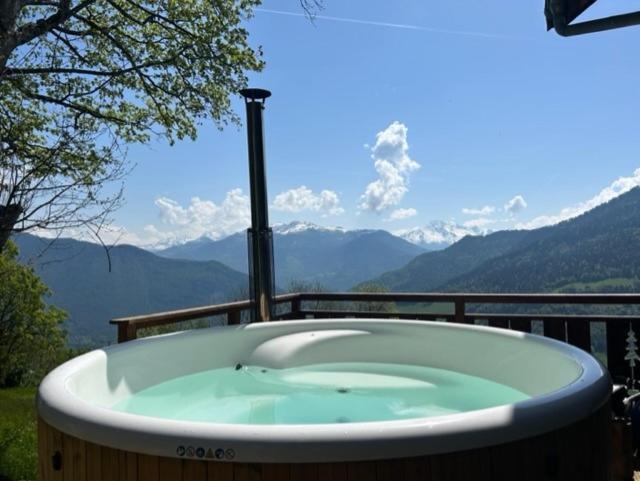 Chalet La Rioule 16 Pers Doucy Eksteriør billede