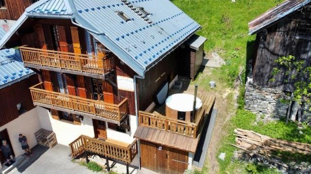 Chalet La Rioule 16 Pers Doucy Eksteriør billede